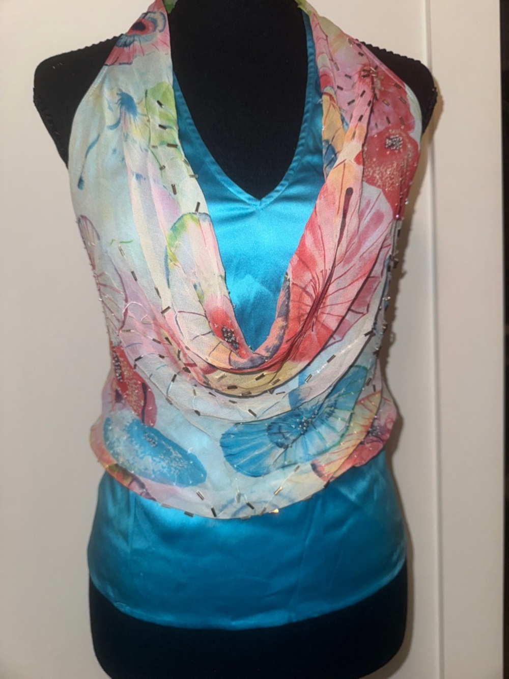 Diane Von Furstenberg Floral Silk Tank - Picture 2 of 4